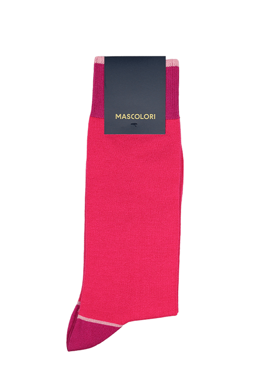 Tricolori Magenta Socken