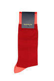 Tricolori-Socken in Kastanienbraun