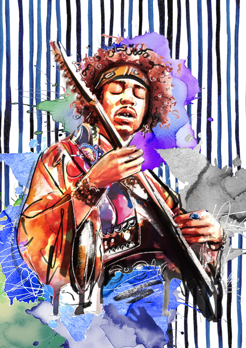 Jimi Hendrix Hemd