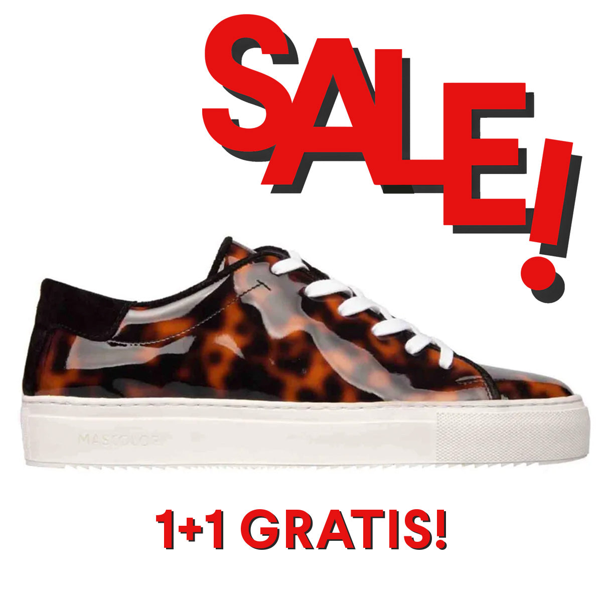 Schildpatt-Sneaker 