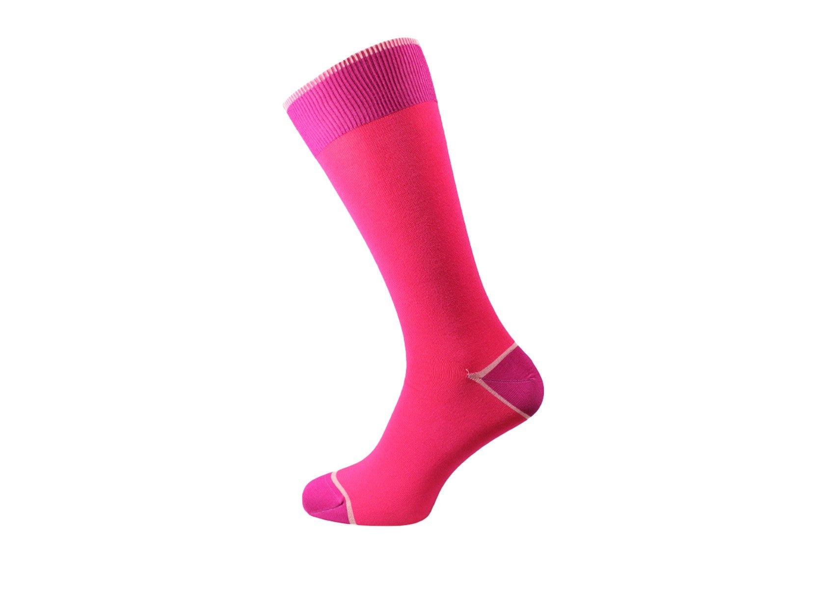 Tricolori Magenta Socken